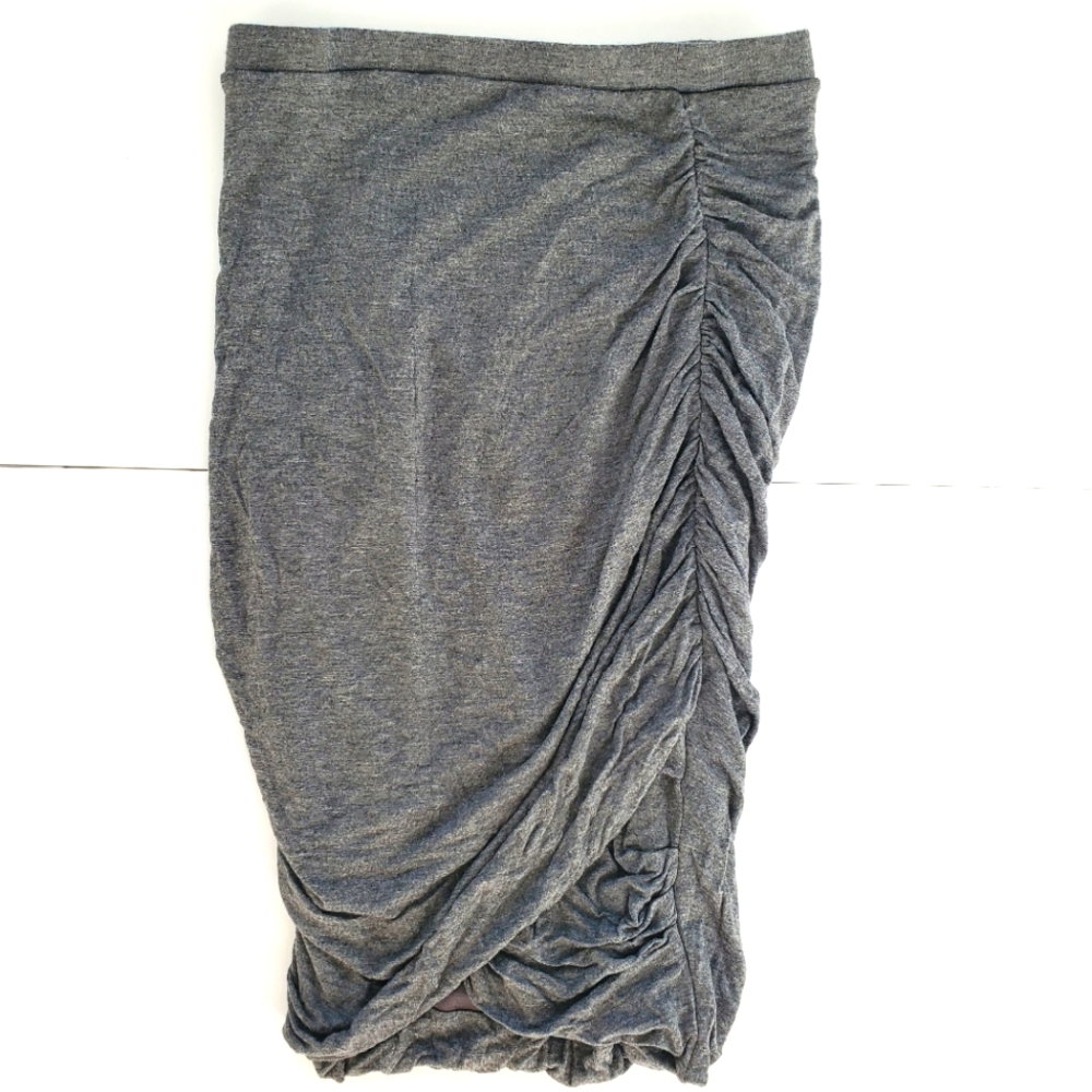 Cotton on stretchy mid sized gray pencil skirt XS